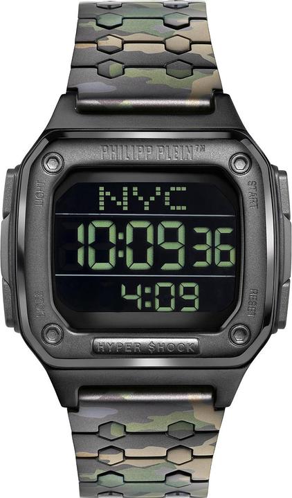 Philipp Plein PWHAA0921 HYPER $PORT Unisex 44mm 5ATM (Digitaluhr, 44 mm)