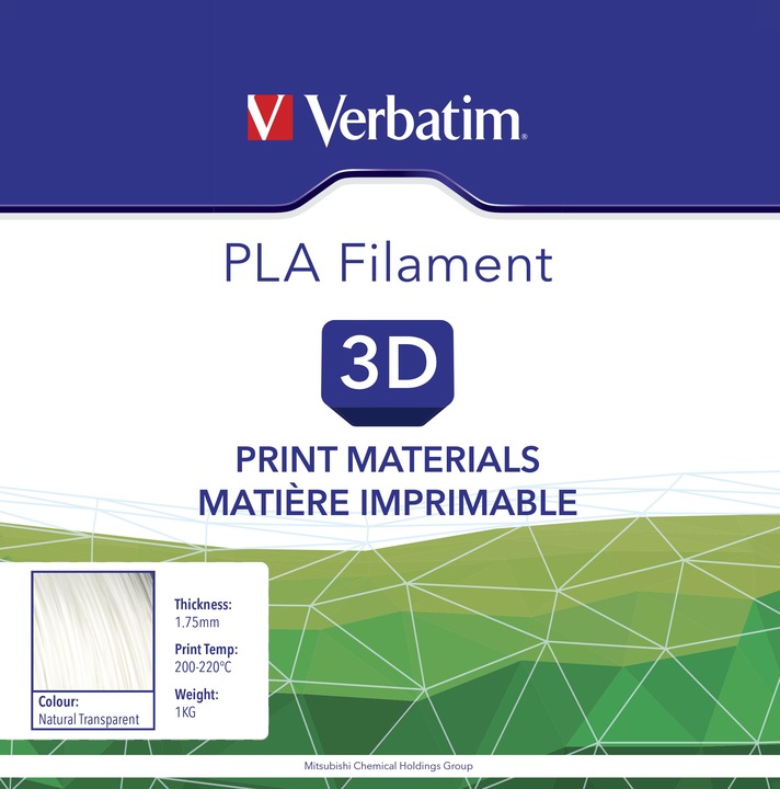 Actual product image Verbatim Filament (PLA, 1.75 mm, 1000 g, Beige)