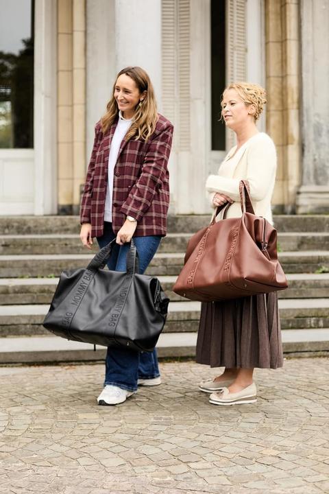 Actual product image Childhome Wickeltasche Mommy Bag Signatur Leder schwarz