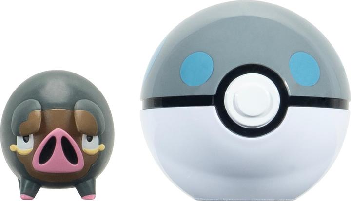 Actual product image Jazwares Pokémon Clip'n'Go Poké Balls Lechonk & Heavy Ball