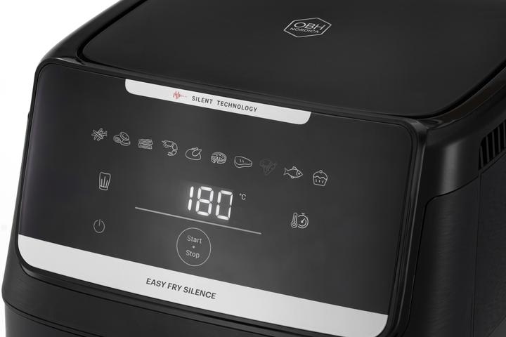 Actual product image OBH Nordica Easy Fry Silence Vision Air Fryer, 7L, black