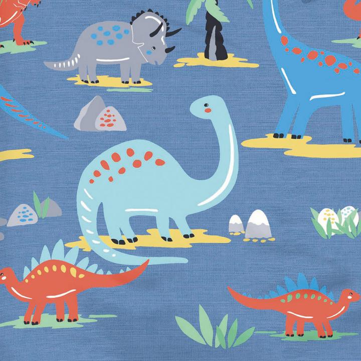 Produktbild Kaeppel Bettwäsche Dinosaurus blau (135 x 200 cm, 80 x 80 cm)