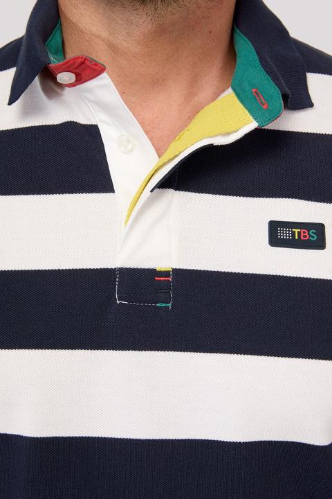 Produktbild TBS Streifenpoloshirt (L)