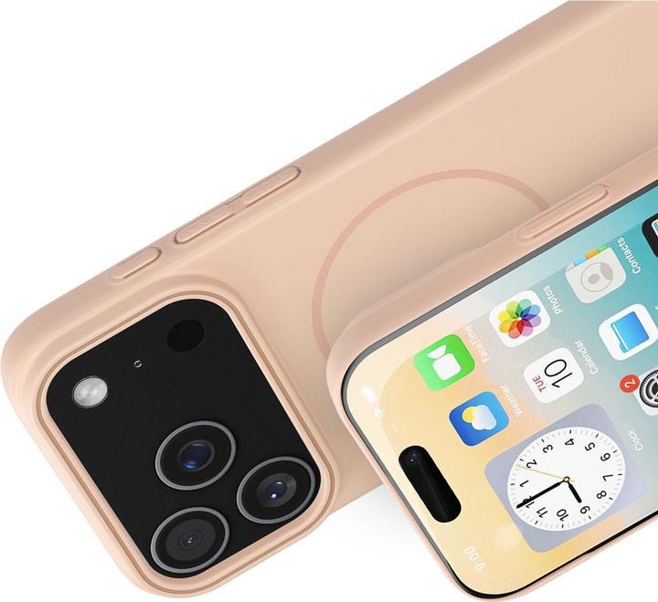 Actual product image Mobiparts Slim Line Case Apple iPhone 17 Pro (MagSafe Compatible) Dune Sand (Apple iPhone 17 Pro)