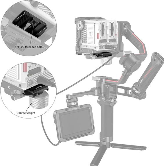 Produktbild SmallRig Quick Release Plate (Gimbal Montageplatte)