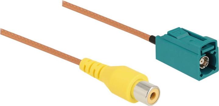 Actual product image Delock HF FAKRA Z Bu > Cinch Bu RG-179 32 cm (Antenna cable)