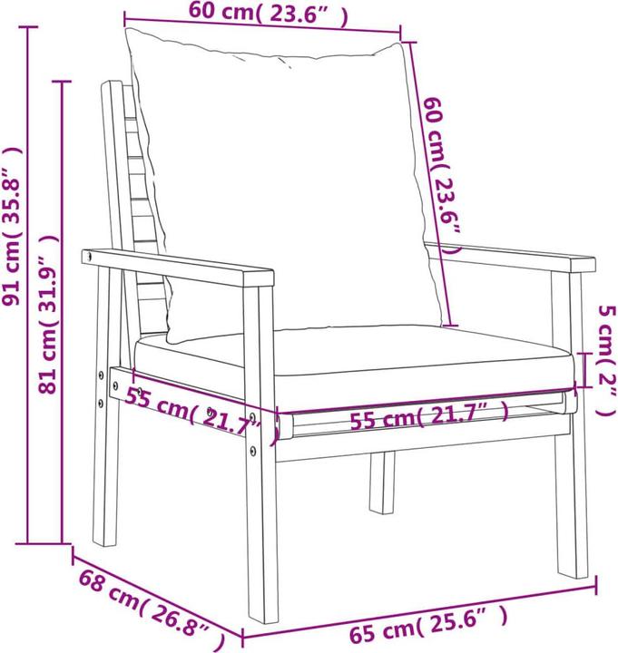 Produktbild vidaXL Wyatt