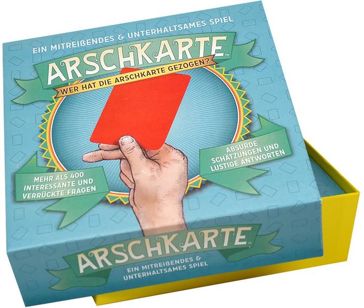 Actual product image Arschkarte card game (German)