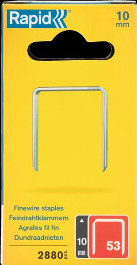 Immagine prodotto Rapid Tipo 53 Pinza per fili sottili da 10 mm (2880 x)