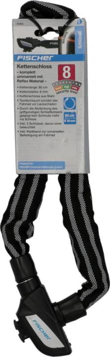 Produktbild Fischer Kettenschloss Reflex 80cm 8mm (80 cm)