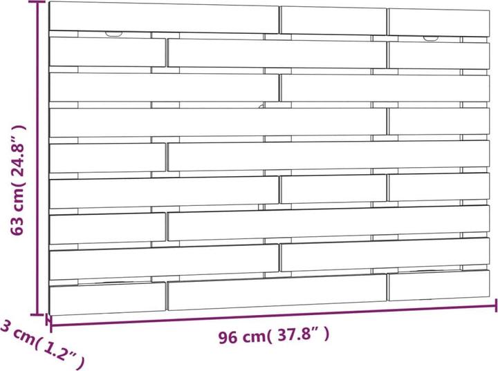Immagine prodotto VidaXL Oksiutka (96 x 3 x 63 cm)