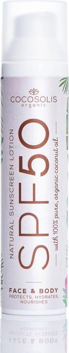 Image du produit Cocosolis Lotion solaire naturelle (Crème solaire, SPF 50, 100 ml, 100 g)