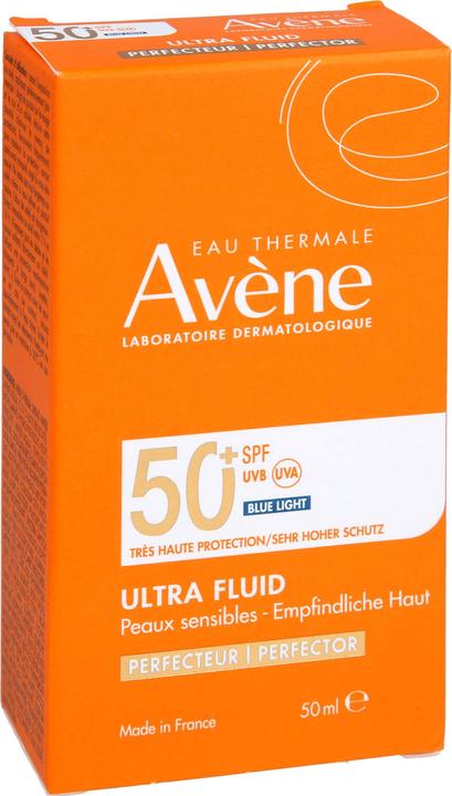 Image du produit Avène Ultra Fluid Perfector LSF 50 für empfindliche Haut, 50 ml Creme (Crème solaire visage, SPF 50, 50 ml)