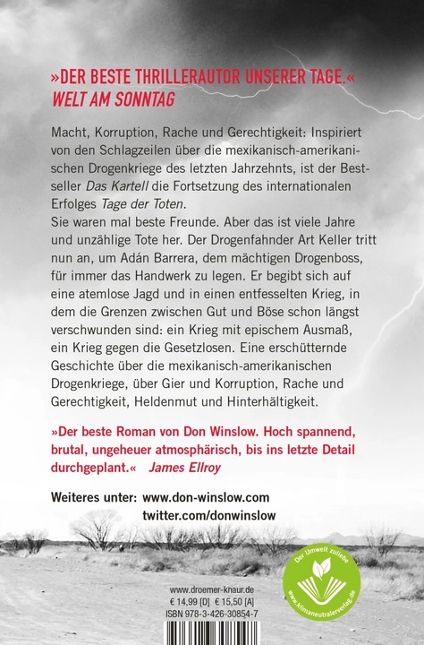 Produktbild Das Kartell (Deutsch, Don Winslow, 2021)