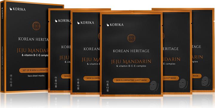 Produktbild Korika - Korean Heritage Brightening Sheet Mask Set 5 Ã— 25 g (25 g)