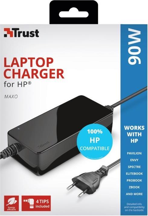 Immagine prodotto Trust Alimentazione 90 W Maxo per notebook HP (90 W)
