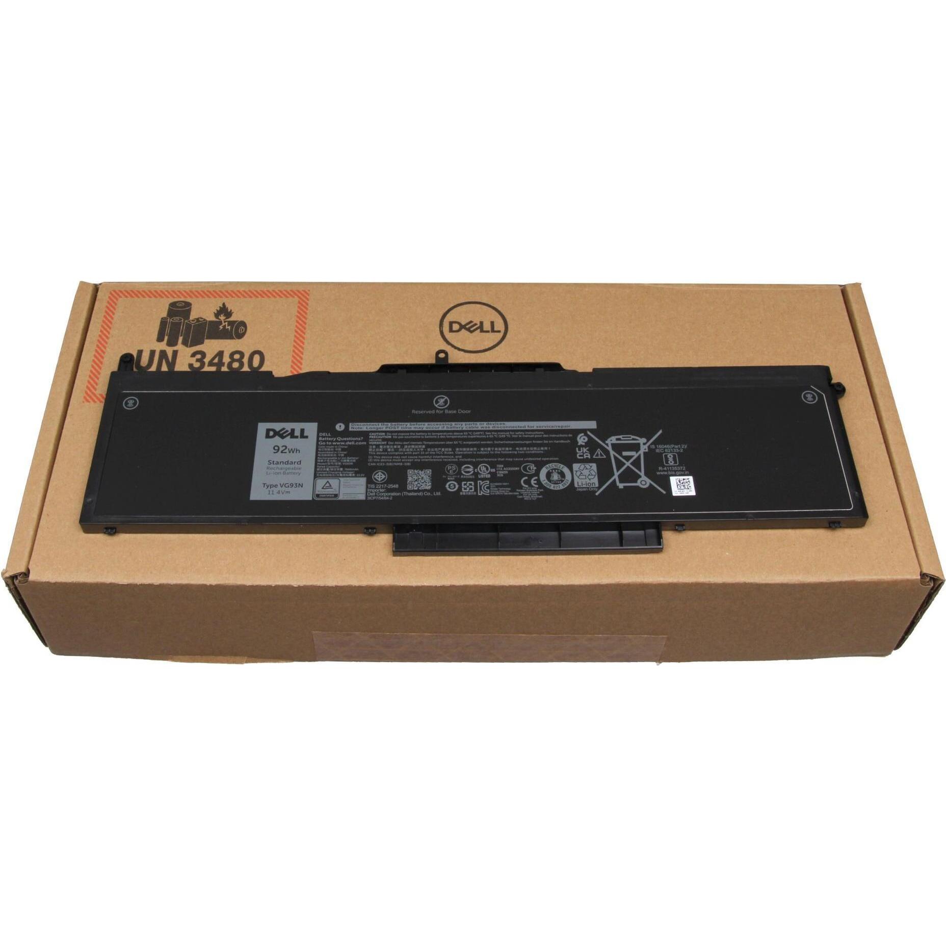 Dell VG93N (7600 mAh), Notebook Akku