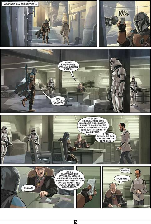 Actual product image Panini Star Wars: The Mandalorian - der offizielle Comic zur ersten Staffel (German, Alessandro Ferrari, Igor Chimisso, 2022)