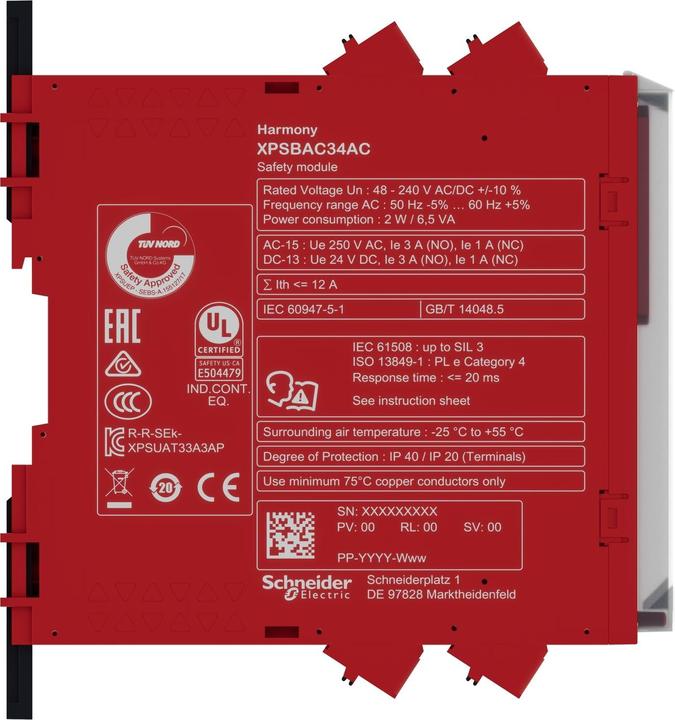 Actual product image Schneider Electric SCHN Safety relay