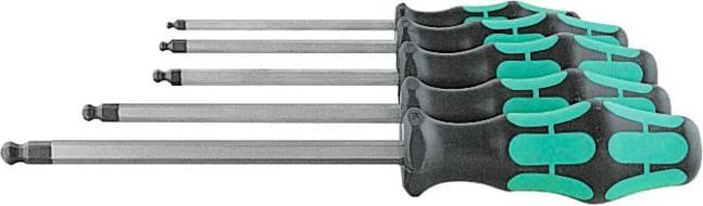 Actual product image Wera Hexagonal ball-head screwdriver set, with Kraftform handle (hexagon)