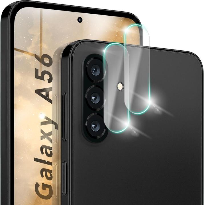 Immagine prodotto Nalia Focus.X2 MAX - Kamera Schutzglas Objektiv Abdeckung Hüllen-kompatibel - Camera Protection Glass (2 Pezzo/i, Samsung Galaxy A56)