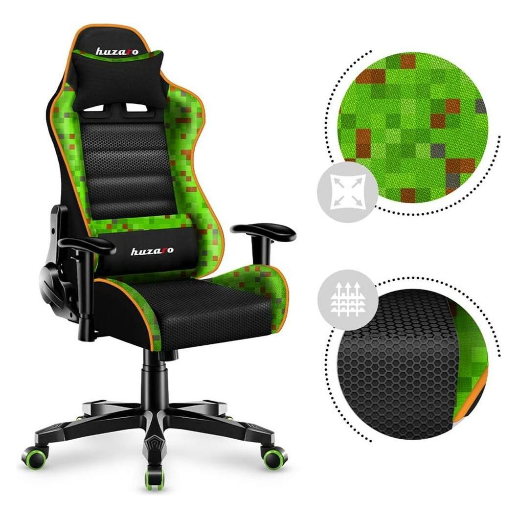 Huzaro Ranger 6.0 Pixel, Gaming Stuhl, Schwarz