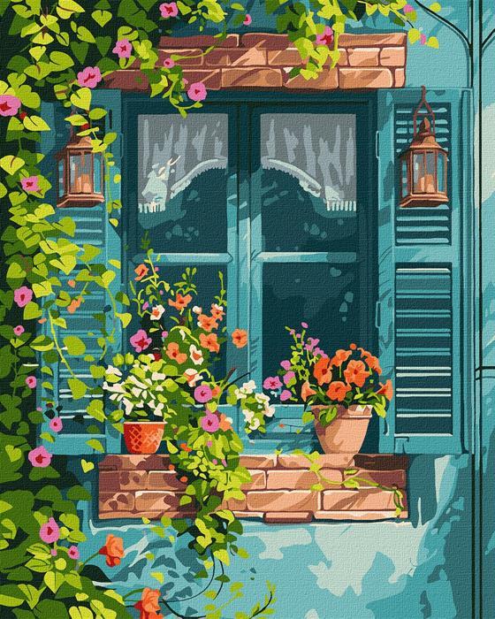 Produktbild Ideyka Malen nach Zahlen - Haus im Garten 40 x 50 cm