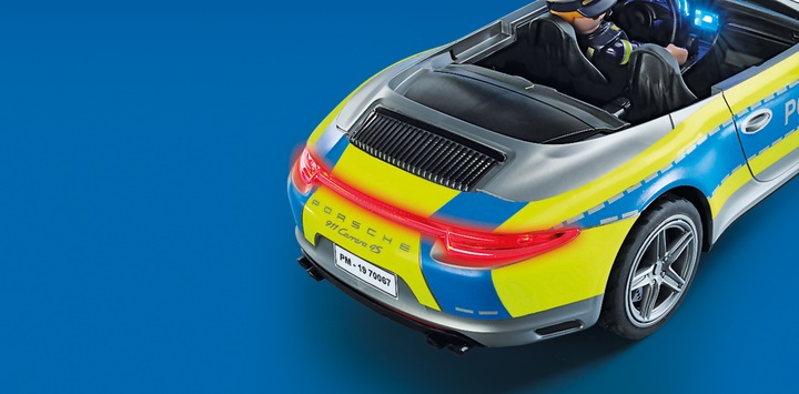 Produktbild Playmobil Porsche 911 Carrera 4S Polizei (70067, Playmobil Porsche)
