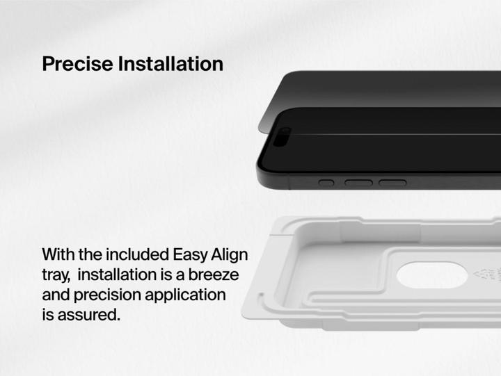 Actual product image Belkin Screenforceinvisiglass (1 pcs., Apple iPhone 16)