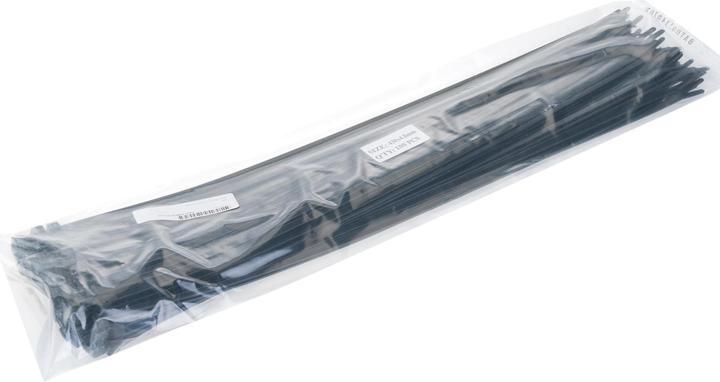 Actual product image VR-Technics Cable tie 430 x 4.8mm, black, 100 pieces (Plastic cable ties, 430 mm, 100 pcs.)
