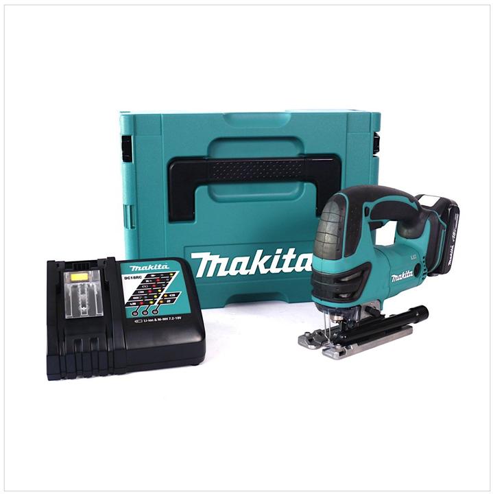 Actual product image Makita DJV 180 RA1J Battery jigsaw 18 V + 1x battery 2.0 Ah + charger + Makpac