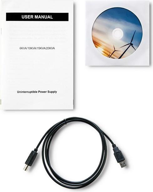 Actual product image Qoltec Pure Sine Wave 53044 (8000 W, Online double converter UPS)