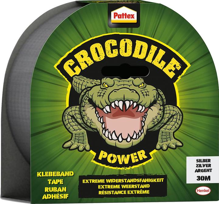 Actual product image Henkel Crocodile adhesive tape, silver 10m (48 mm)