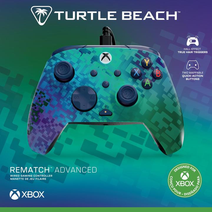 Produktbild Turtle Beach Rematch Advanced Wired Gamepad (Glitch Green (PC, Xbox One S, Xbox One X, Xbox Series S, Xbox Series X)