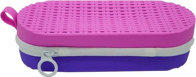 Actual product image Only-Bags.Store 1 Stück. Atmungsaktives Silikon-Brillenetui - grosses Fassungsvermögen, wendbar, langlebig und