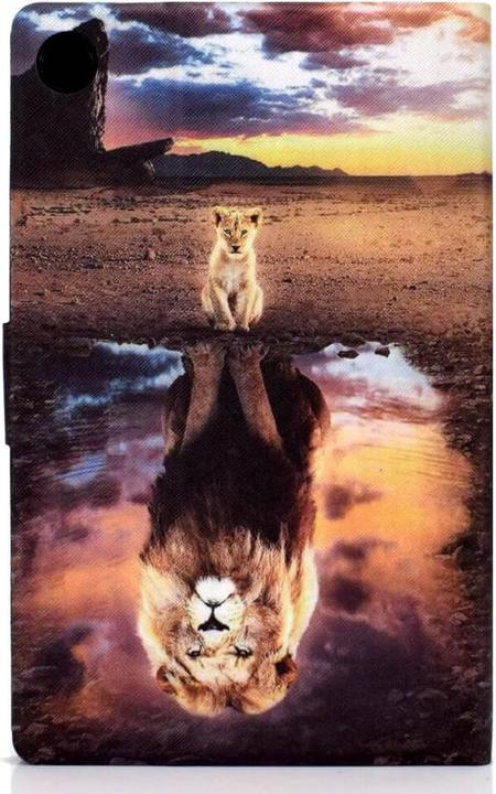 Actual product image Cover-Discount Galaxy Tab A9+ - Tiger protective cover (Galaxy Tab A9+)