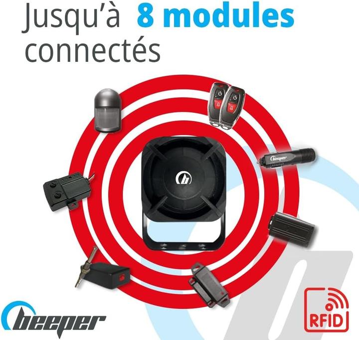 Produktbild Beeper XR5VUL Universal Commercial Vehicle Alarm