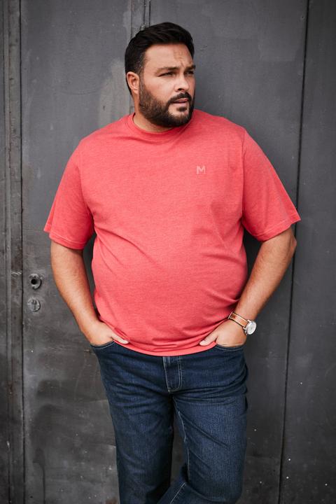 Produktbild Men+ T-Shirt, Bauchfit, Basic, Halbarm, bis 10 XL (XL)