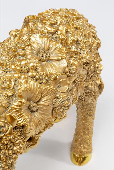 Actual product image Kare Design Table lamp Animal Flower Sheep Gold 36cm (E27)