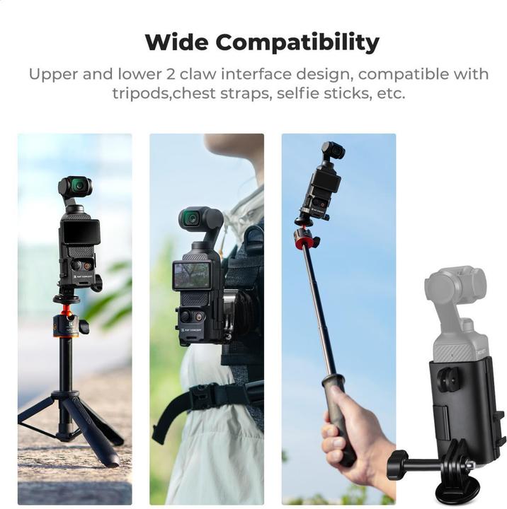 Image du produit K&F Concept Square Movie Blackout Kit, 2 Slots 4*5.65, +Sqaure Black Mist1/4, with 67/72/77/82/95mm Adapter Ring (Filtre Black Mist, 101.60 mm)