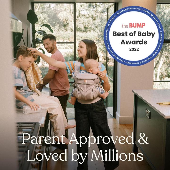 Actual product image Ergobaby Omni Classic Mesh Baby Carrier, light green