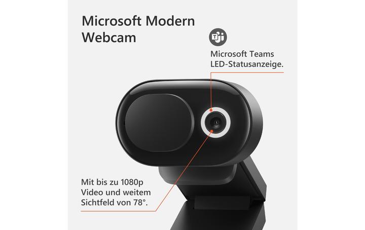 Produktbild Microsoft Modern Webcam (2 Mpx)