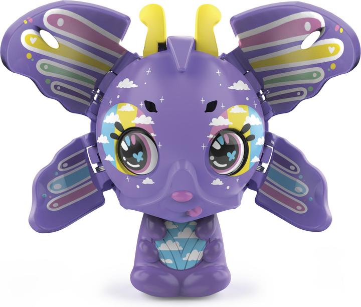 Actual product image Spin Master Zoobles Animals Rainbow Butterfly and -White Fox - 2 collectible figures with transformation