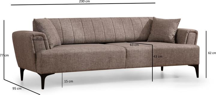 Produktbild Atelier del Sofa Hamlet (3-Sitzer)
