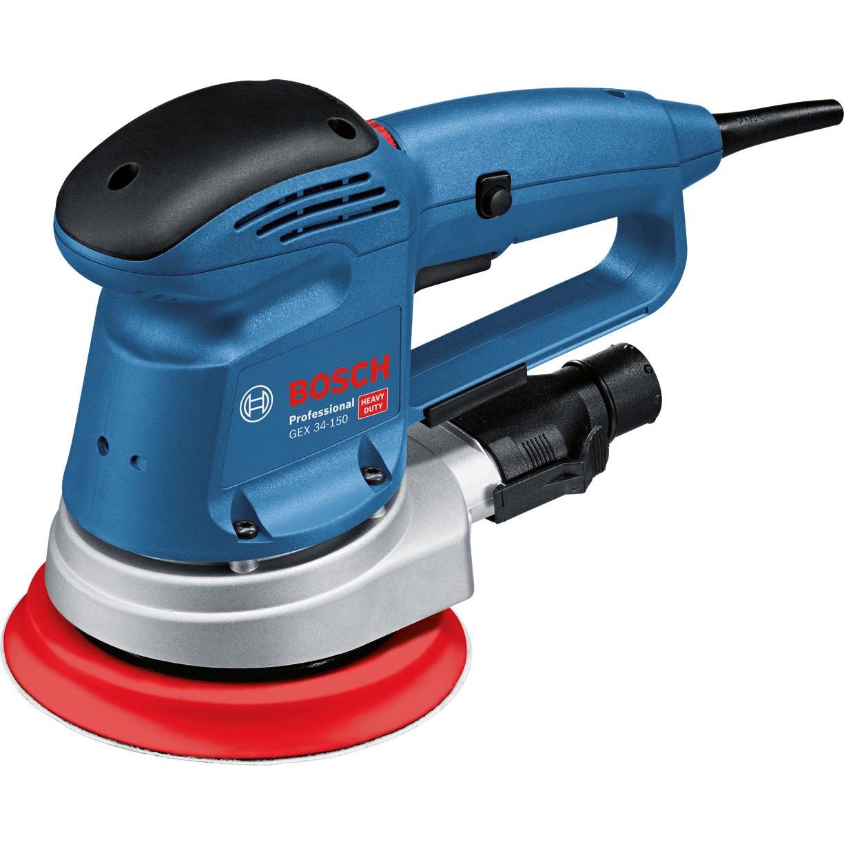 Thumbnail - Bosch Professional, Schleifmaschine + Poliermaschine, GEX 34-150 (Exzenterschleifer, 340 W)
