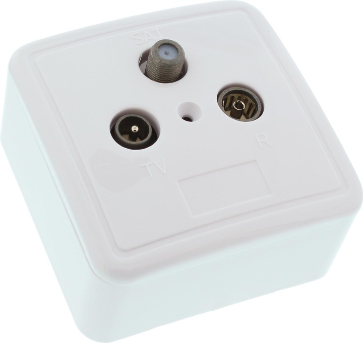 Actual product image InLine Antenna socket + SAT (Plug socket)
