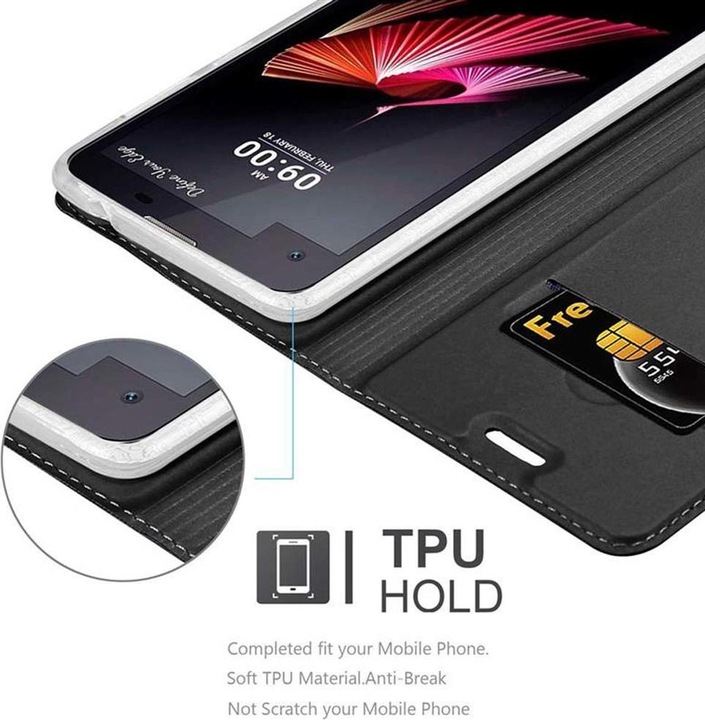 Produktbild Cadorabo Book Classy Style Cover (LG X Screen)