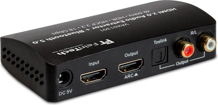 Actual product image FeinTech VAX01301 HDMI Audio Extractor mit Bluetooth Sender und ARC