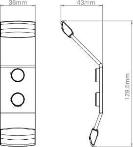 Produktbild Mountson MS31PW - Premium Wandhalter Sonos Move (1 Stk., Wandmontage, Nicht beweglich)
