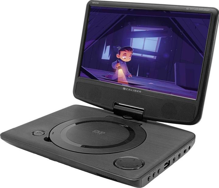 Immagine prodotto Caliber DVD Speler Auto - Schermata da 10 pollici con USB e Accu - Koptelefoonaansluiting - Zwart (Lettore DVD portatile)